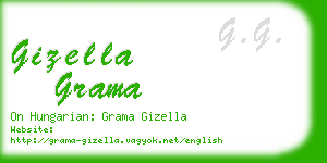 gizella grama business card